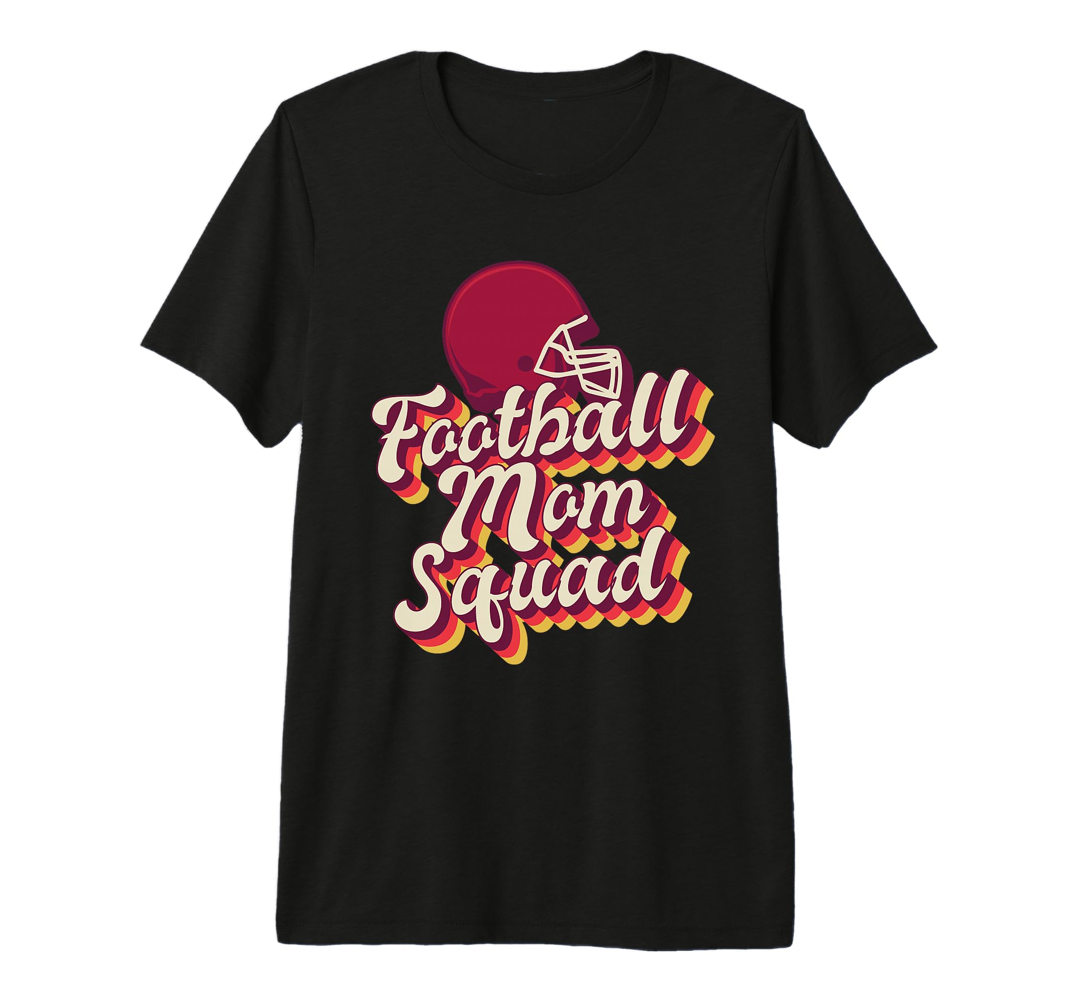 Football Mom Squad Soccer Helmet T-Shirt - Fun Novelty Design for Adults - T-Shirt, Sweatshirt, Hoodie
