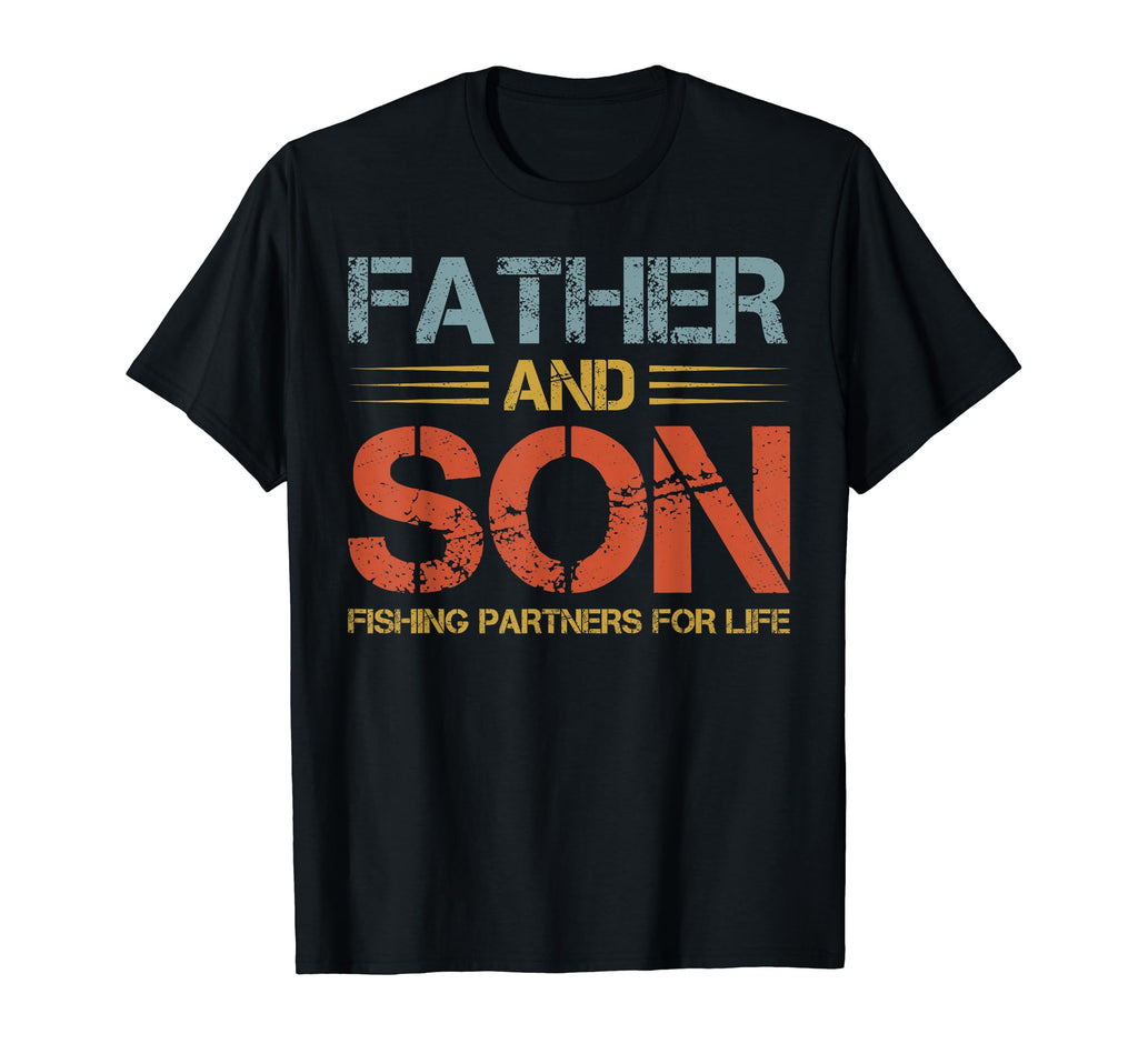 Father And Son Fishing Partners Life T-Shirt - Aesthetic Graphic Men Women - T-Shirt, Sweatshirt, Hoodie