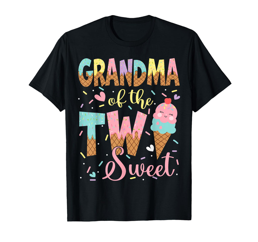 Grandma Two Sweet 2Nd Birthday Ice T-Shirt - Fun Novelty Design Unisex - T-Shirt, Sweatshirt, Hoodie