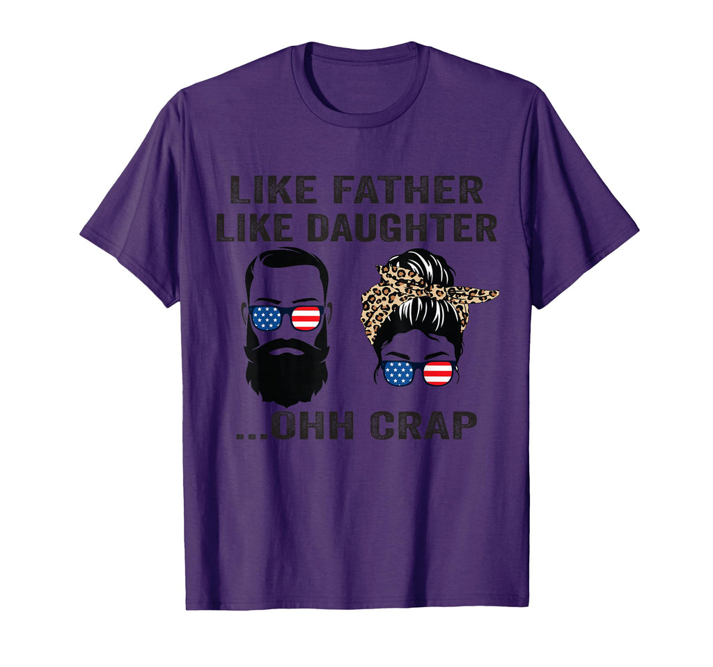 Like Father Like Daughter Oh Crap Sweatshirt - Trendy Graphic for Adults - T-Shirt, Sweatshirt, Hoodie