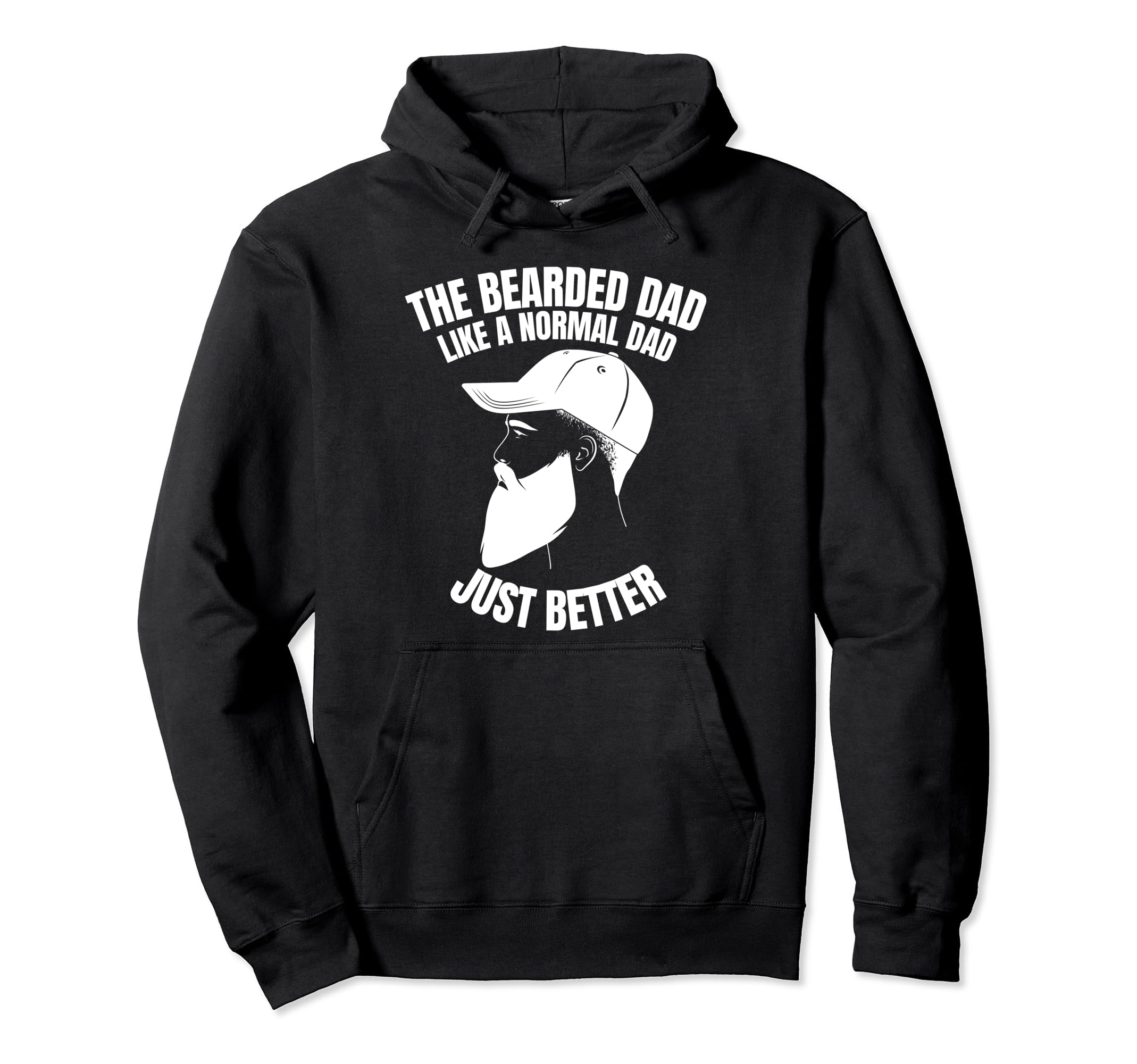 I Love My Bearded Dad Father Gift Super Hoodie - Unique Graphic Men Women - T-Shirt, Sweatshirt, Hoodie