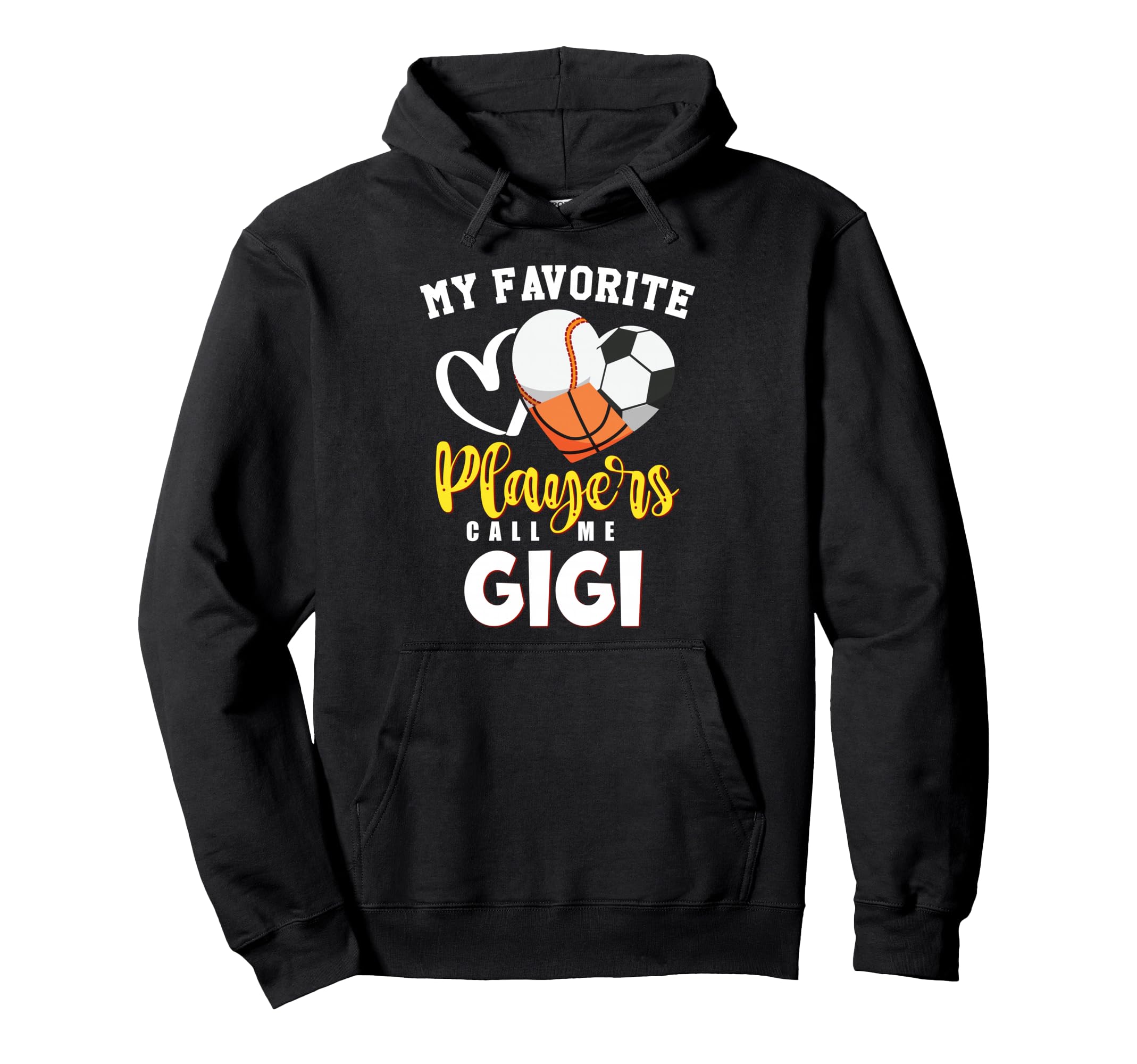 Gigi My Favorite Baseball Soccer Hoodie - Custom Art Print Unisex - T-Shirt, Sweatshirt, Hoodie