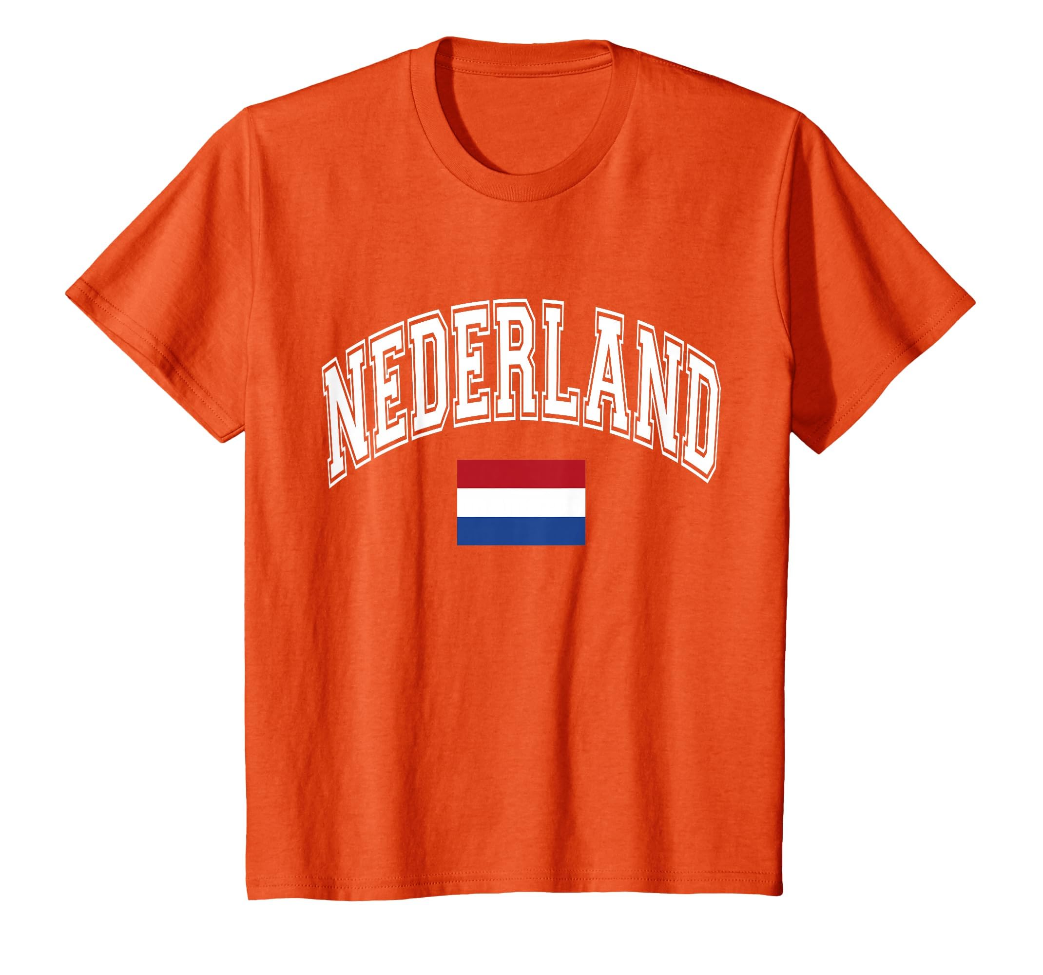Netherlands Nederland Dutch Flag T-Shirt - Casual Everyday Wear for Adults - T-Shirt, Sweatshirt, Hoodie
