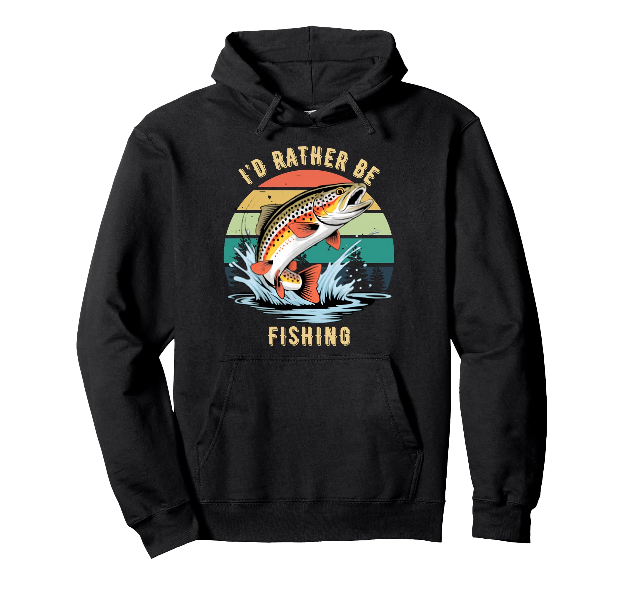 Fishing Dad Fishing Grandpa Joke Lucky Hoodie - Graphic Print Men Women - T-Shirt, Sweatshirt, Hoodie