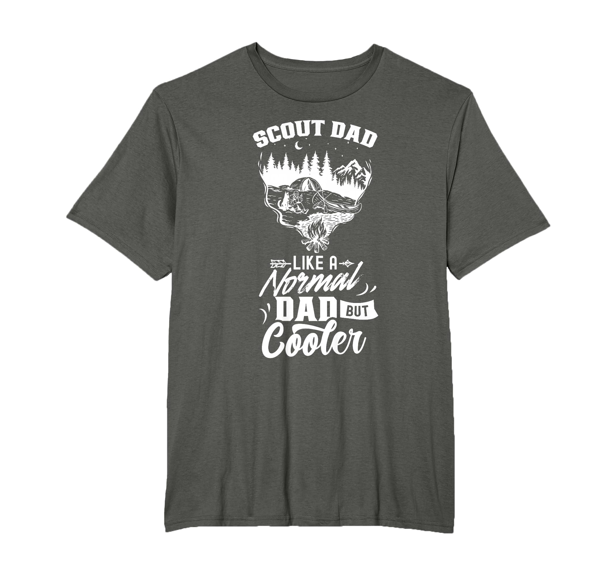 Scout Dad Like Normal Dad But Cooler T-Shirt - Unique Graphic Men Women - T-Shirt, Sweatshirt, Hoodie