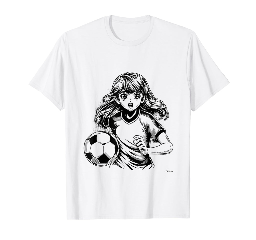 Funny Manga Comic Soccer Football T-Shirt - Casual Everyday Wear Unisex - T-Shirt, Sweatshirt, Hoodie