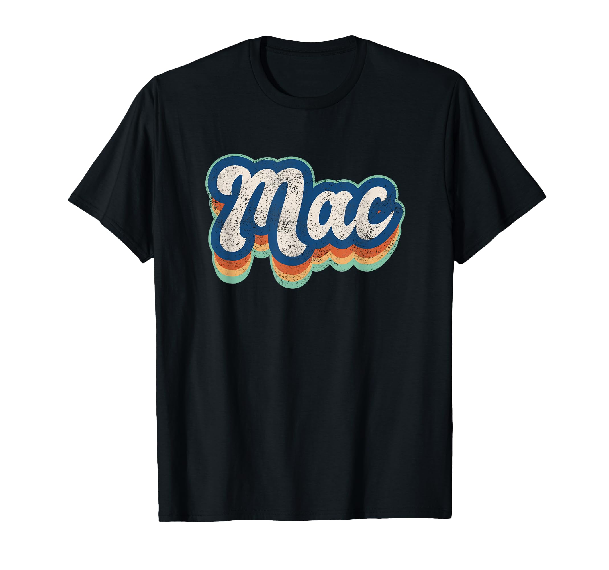 Mac First Name 70S 80S Personalized T-Shirt - Graphic Print for Adults - T-Shirt, Sweatshirt, Hoodie