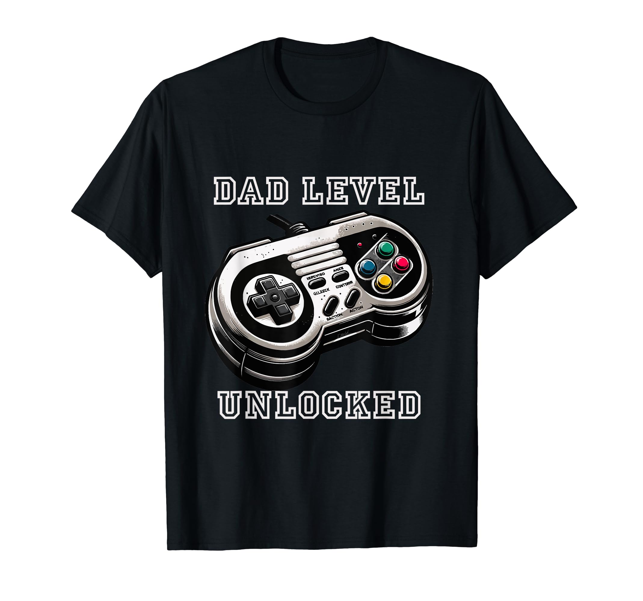 New Achievement Dad Level Unlocked T-Shirt - Fun Novelty Design Men Women - T-Shirt, Sweatshirt, Hoodie