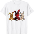 Bunny Buffalo Leopard Plaid Happy Easter Day 2026 - Adult & Kids T-Shirts, Sweatshirts & Hoodies apparel design preview 1
