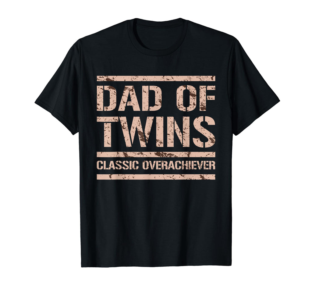 Dad Twins Fathers Day Funny Father Twins T-Shirt - Graphic Print Men Women - T-Shirt, Sweatshirt, Hoodie