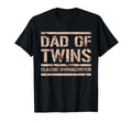 Dad Twins Fathers Day Funny Father Twins T-Shirt - Graphic Print Men Women - T-Shirt, Sweatshirt, Hoodie