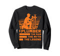 Plumber Myth Legend Sweatshirt - Aesthetic Graphic for Adults - T-Shirt, Sweatshirt, Hoodie