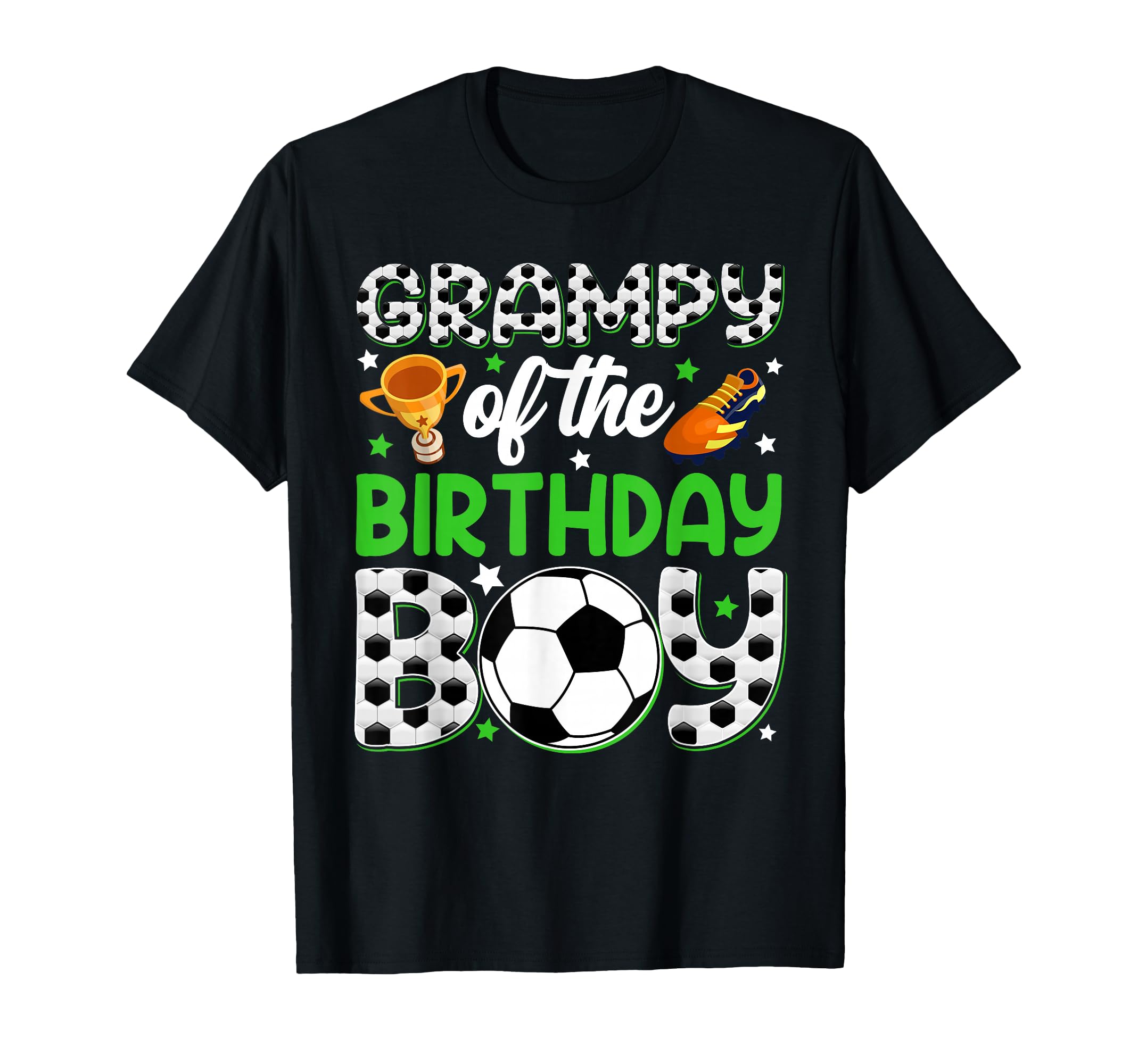 Grampy Birthday Soccer Party Family T-Shirt - Trendy Graphic Men Women - T-Shirt, Sweatshirt, Hoodie