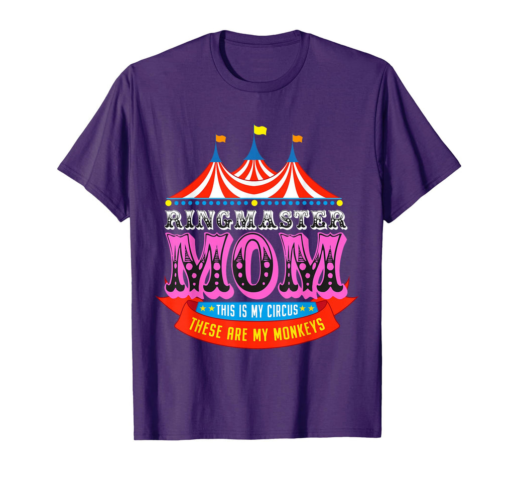 Ringmaster Mom This Is My Circus T-Shirt - Custom Art Print Men Women - T-Shirt, Sweatshirt, Hoodie