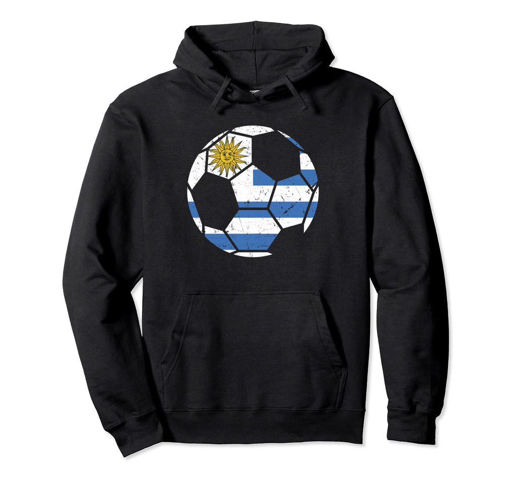 Uruguay Fans Uruguay Flag World Soccer Hoodie - Graphic Print for Adults - T-Shirt, Sweatshirt, Hoodie