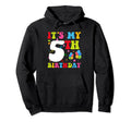 Groovy 5 Year Old Birthday Or Five Hoodie - Fun Novelty Design for Adults - T-Shirt, Sweatshirt, Hoodie