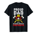 Proud Dad Freaking Awesome Firefighter T-Shirt - Novelty Apparel Unisex - T-Shirt, Sweatshirt, Hoodie