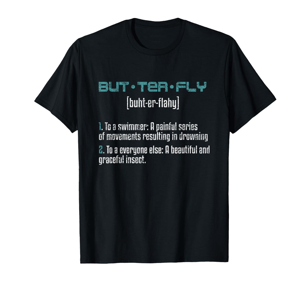 Butterfly Definition Butterfly Stroke T-Shirt - Trendy Graphic Men Women - T-Shirt, Sweatshirt, Hoodie