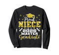 Proud Niece 2026 Class Master Sweatshirt - Fun Novelty Design for Adults - T-Shirt, Sweatshirt, Hoodie