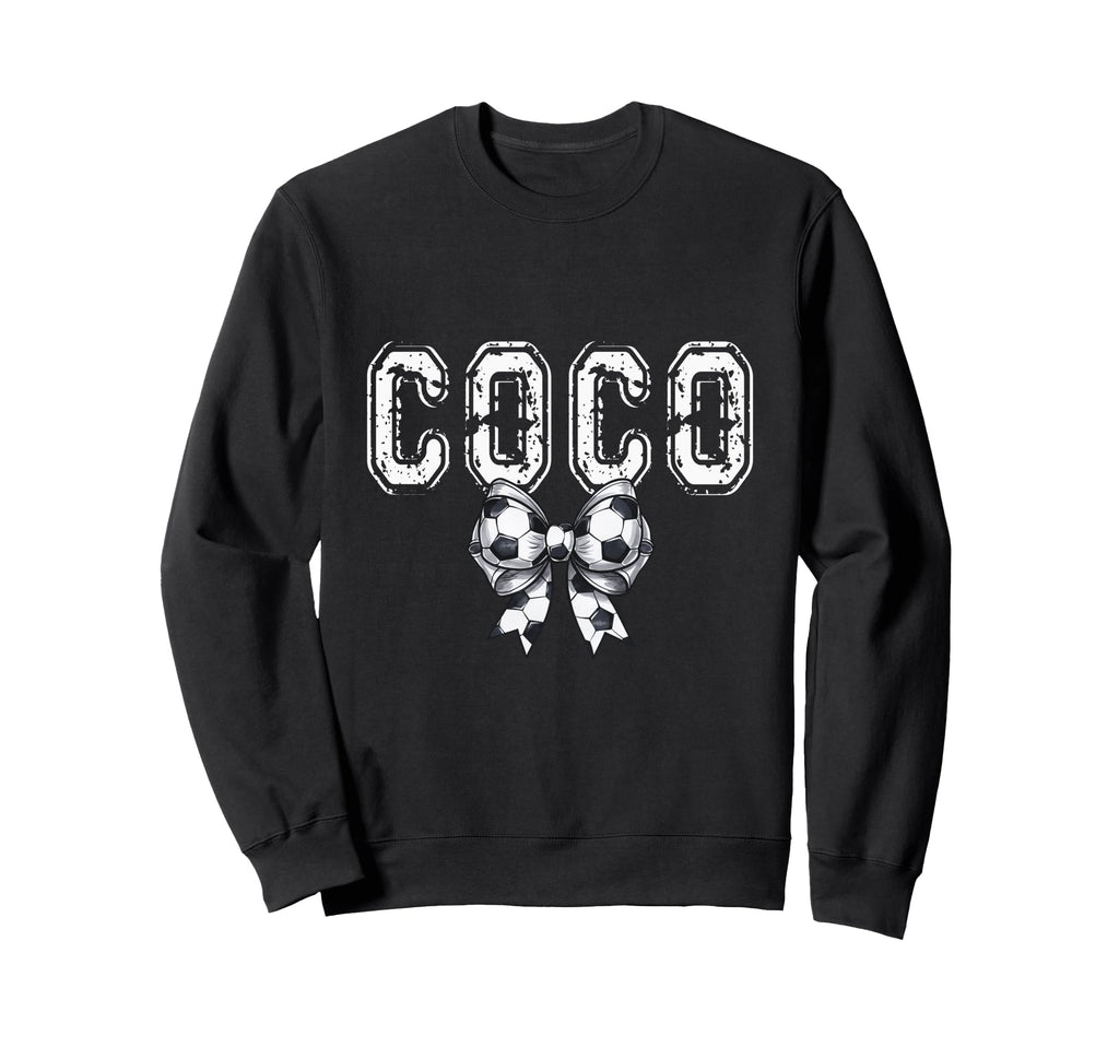 Coquette Soccer Coco Spirit Sweatshirt - Casual Everyday Wear Unisex - T-Shirt, Sweatshirt, Hoodie