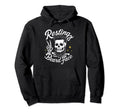 Bearded Dad Daddy Papa Fathers Day Resting Hoodie - Novelty Apparel Unisex - T-Shirt, Sweatshirt, Hoodie