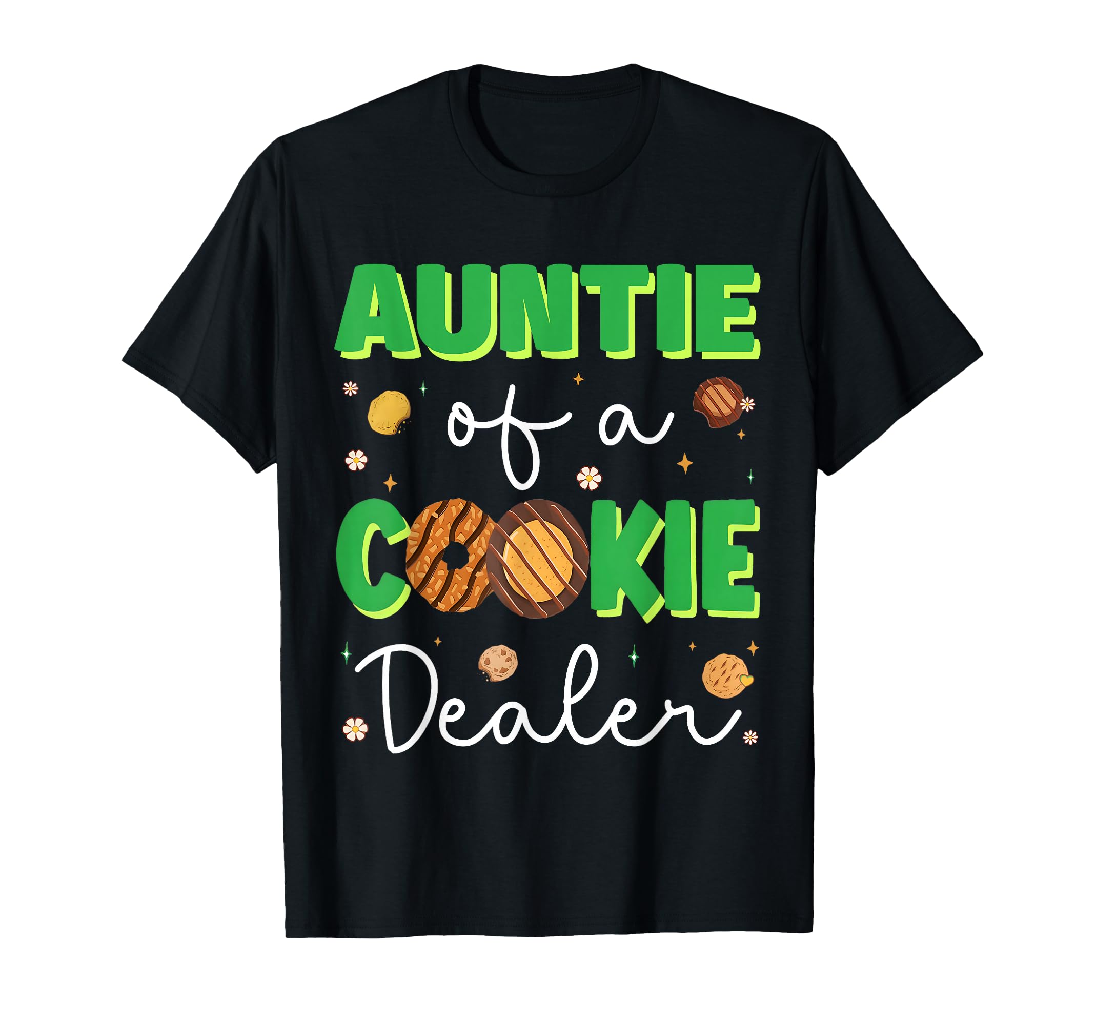 Cookie Auntie Aunt Cookie Dealer Troop T-Shirt - Minimalist Print Unisex - T-Shirt, Sweatshirt, Hoodie