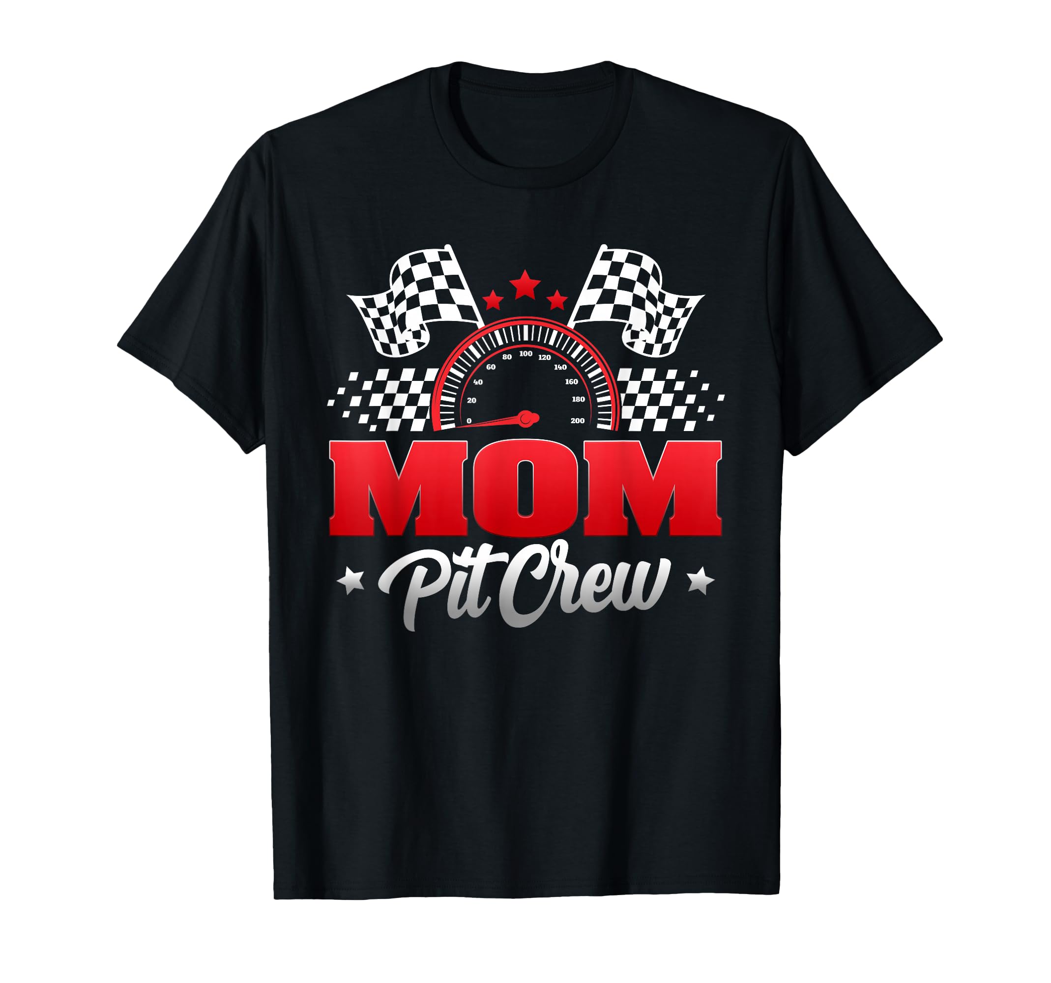 Mom Pit Crew Race Car Birthday Family T-Shirt - Trendy Graphic Men Women - T-Shirt, Sweatshirt, Hoodie