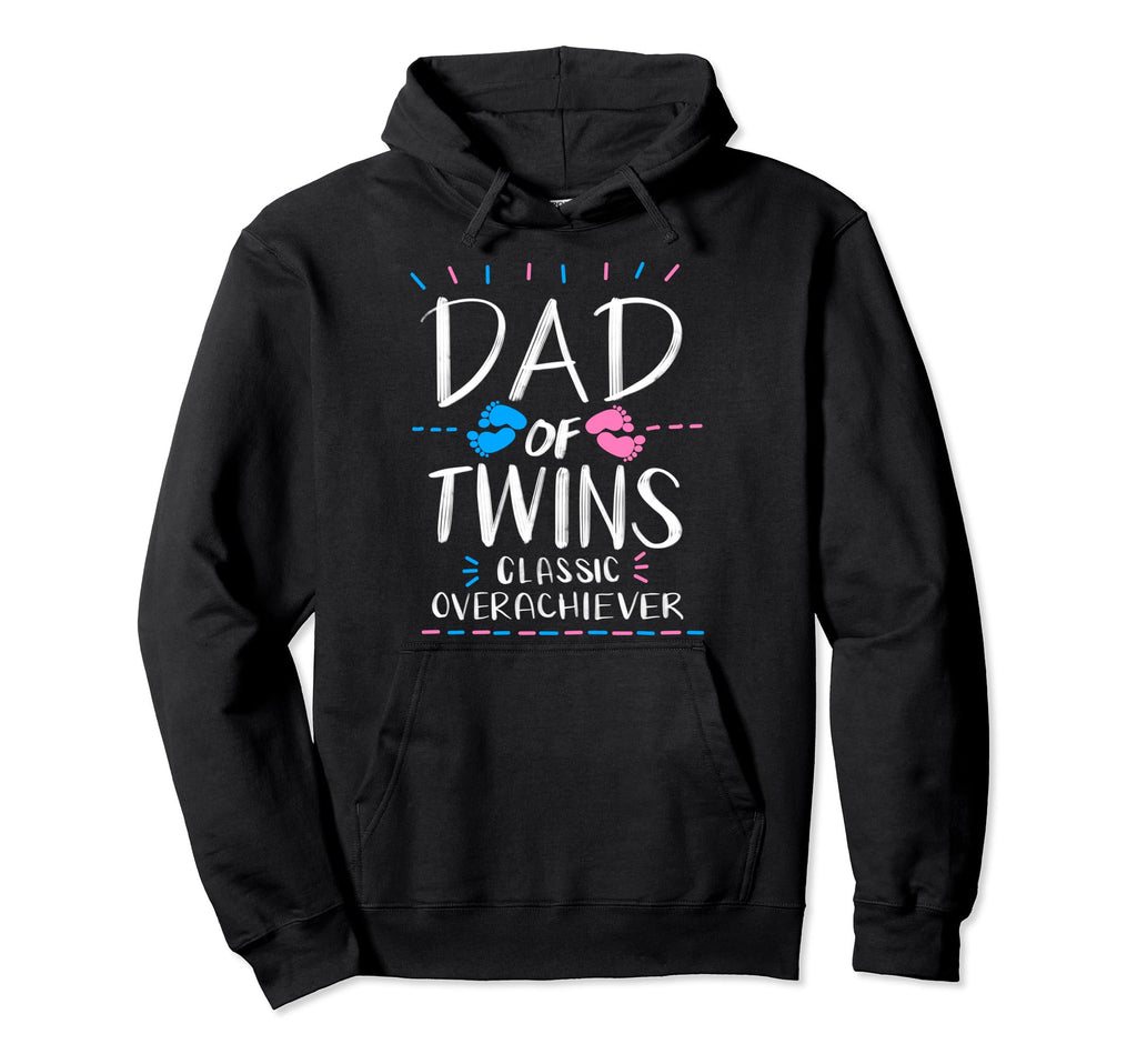 Dad Twins Overachiever Funny Parenting Hoodie - Unique Graphic for Adults - T-Shirt, Sweatshirt, Hoodie