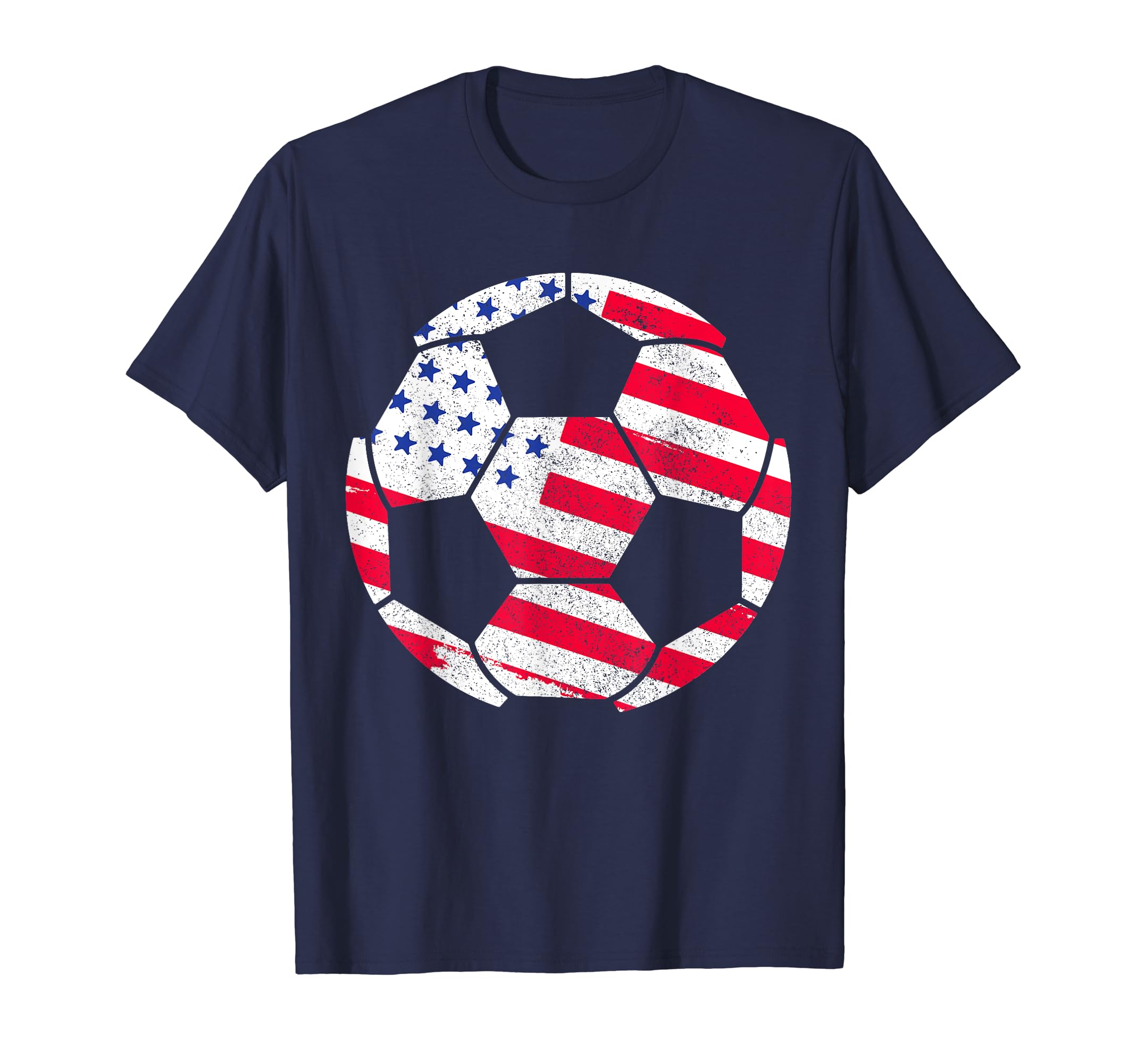 Patriotic Soccer Player Coach American T-Shirt - Novelty Apparel Unisex - T-Shirt, Sweatshirt, Hoodie