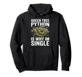 Green Tree Python Owner Snake Lover Hoodie - Minimalist Print Men Women - T-Shirt, Sweatshirt, Hoodie