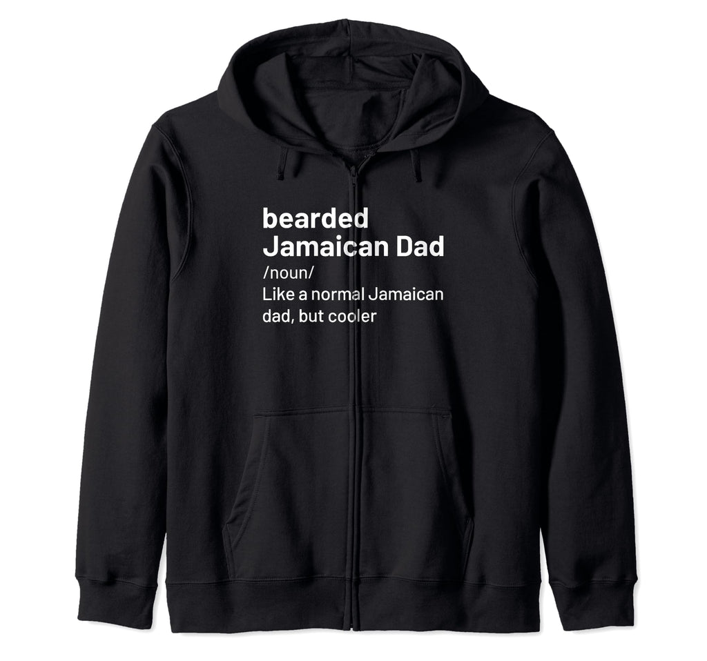 Jamaican Dad Definition Tees Bearded T-Shirt - Fun Novelty Design Unisex - T-Shirt, Sweatshirt, Hoodie