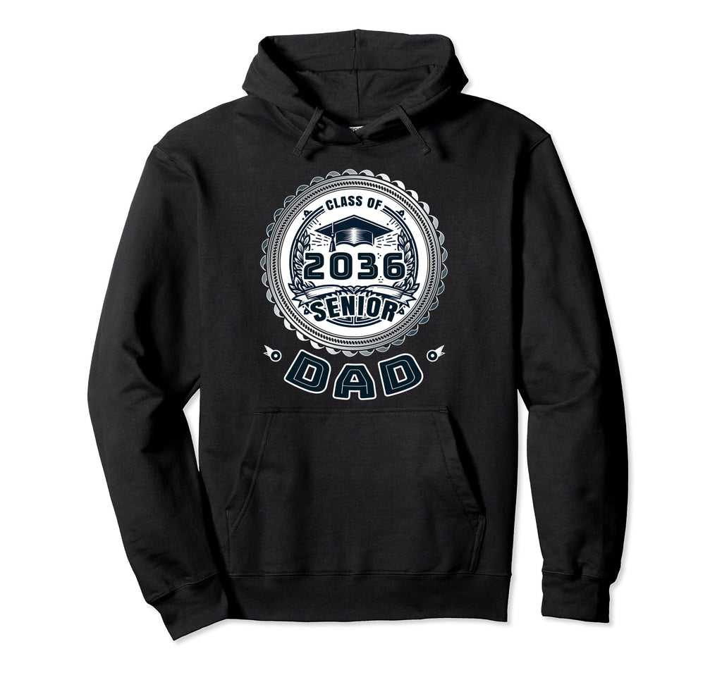 Proud Dad Class 2036 Dad 2036 Graduate Hoodie - Graphic Print Unisex - T-Shirt, Sweatshirt, Hoodie