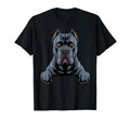 Cane Corso Funny Peeking Pocket T-Shirt - Fun Novelty Design for Adults - T-Shirt, Sweatshirt, Hoodie