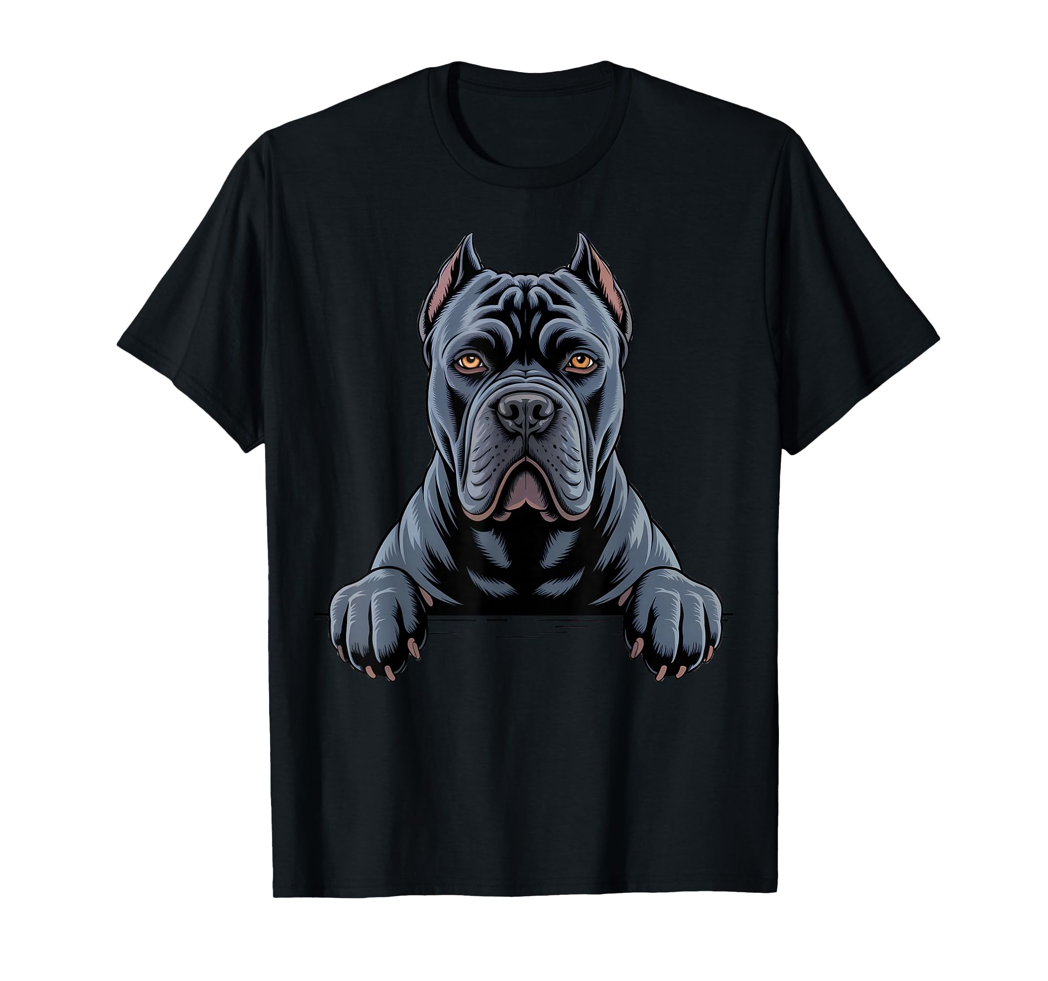 Cane Corso Funny Peeking Pocket T-Shirt - Fun Novelty Design for Adults - T-Shirt, Sweatshirt, Hoodie