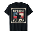 Air Force Veteran Us American Flag Dad T-Shirt - Trendy Graphic Men Women - T-Shirt, Sweatshirt, Hoodie
