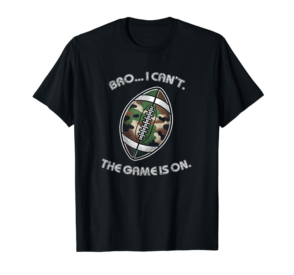 Camo Football Watching Game T-Shirt - Casual Everyday Wear for Adults - T-Shirt, Sweatshirt, Hoodie