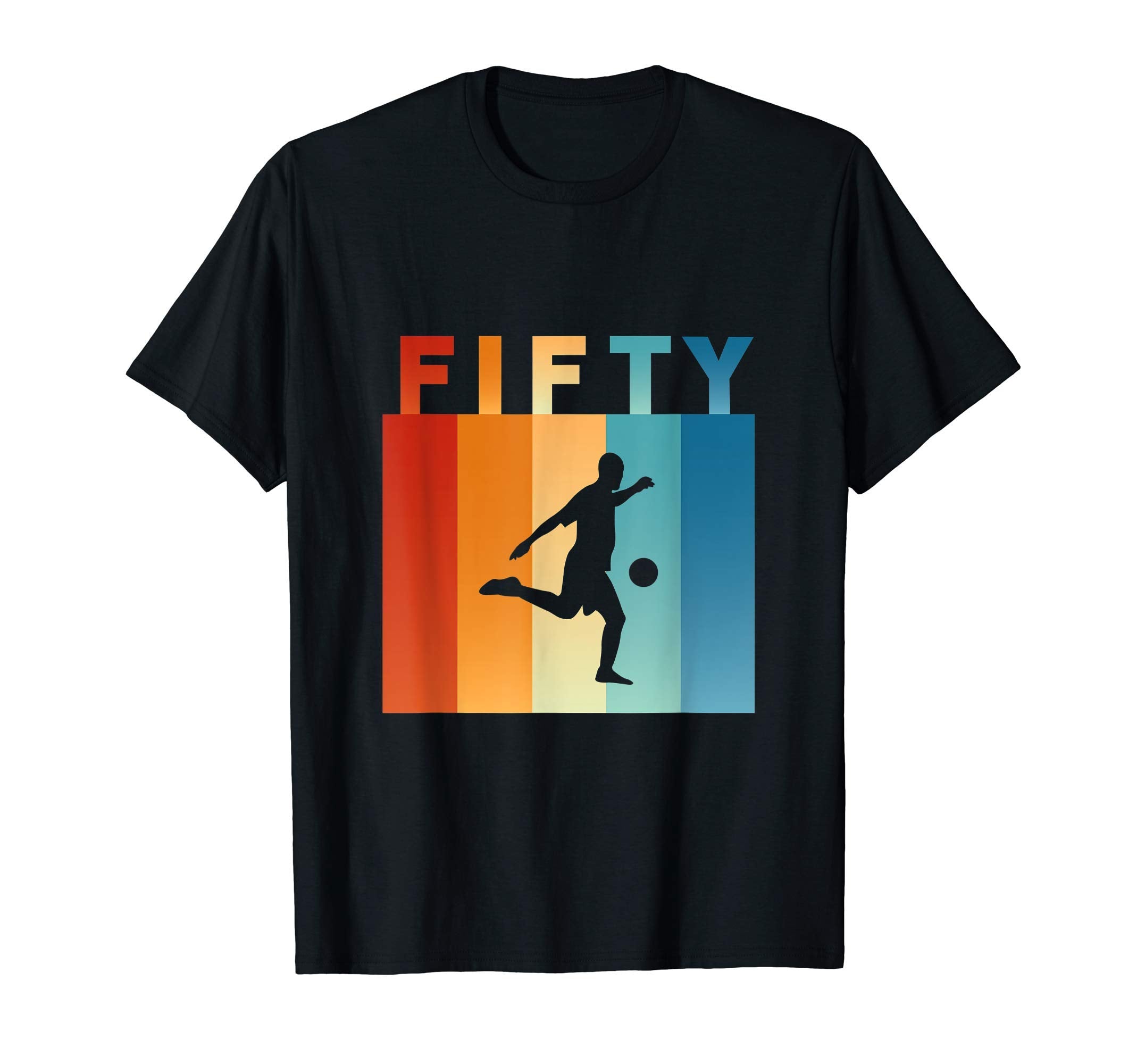 Fifty 50Th Birthday Soccer Goalkeeper T-Shirt - Graphic Print Unisex - T-Shirt, Sweatshirt, Hoodie
