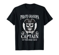 Captain Pirate Grandpa Daddy Papa T-Shirt - Fun Novelty Design for Adults - T-Shirt, Sweatshirt, Hoodie