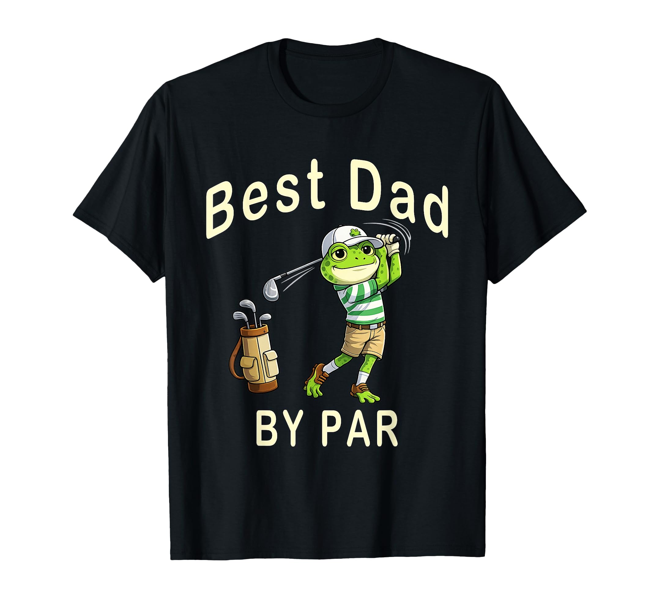 Best Dad Par Frog Funny Golf Dad Father T-Shirt - Graphic Print Men Women - T-Shirt, Sweatshirt, Hoodie