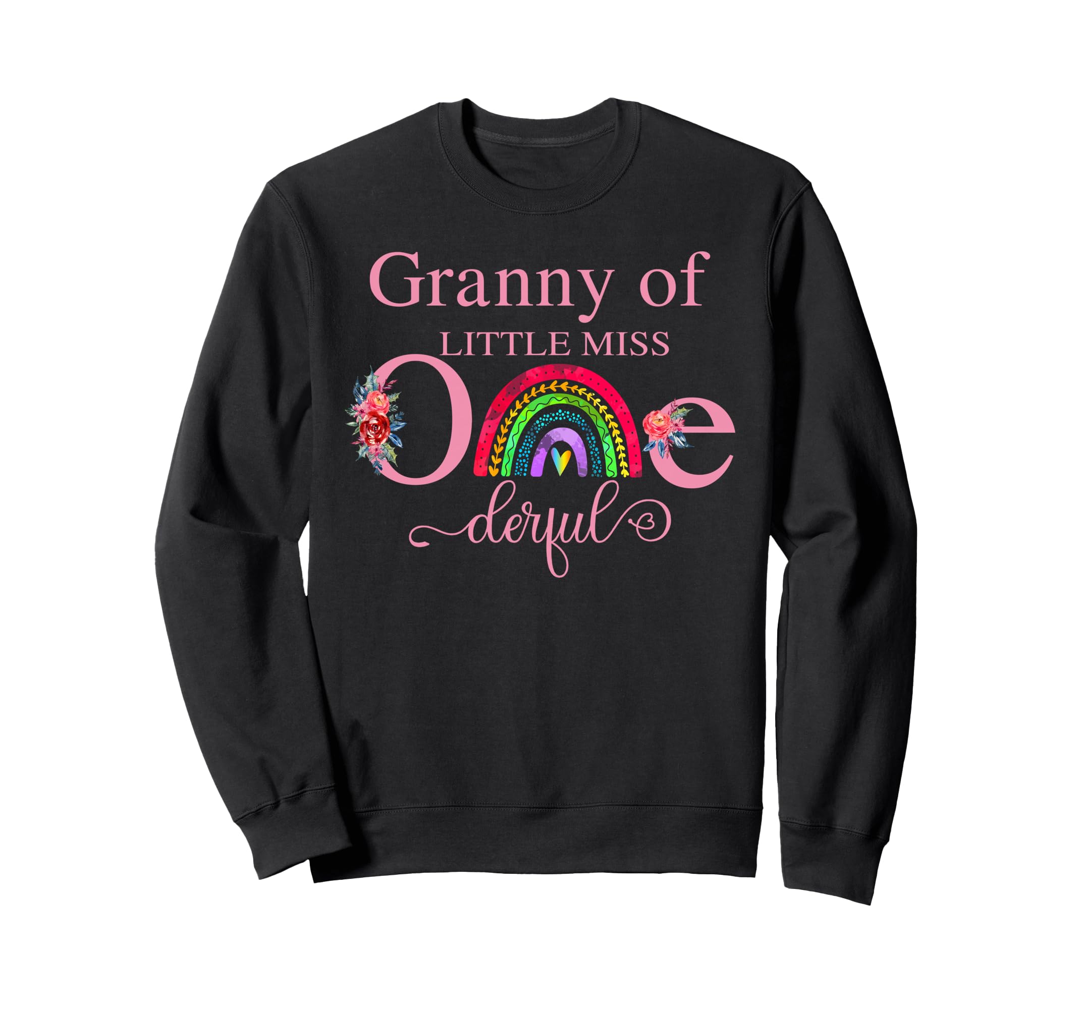 Granny Little Miss Onederful Sweatshirt - Aesthetic Graphic Unisex - T-Shirt, Sweatshirt, Hoodie