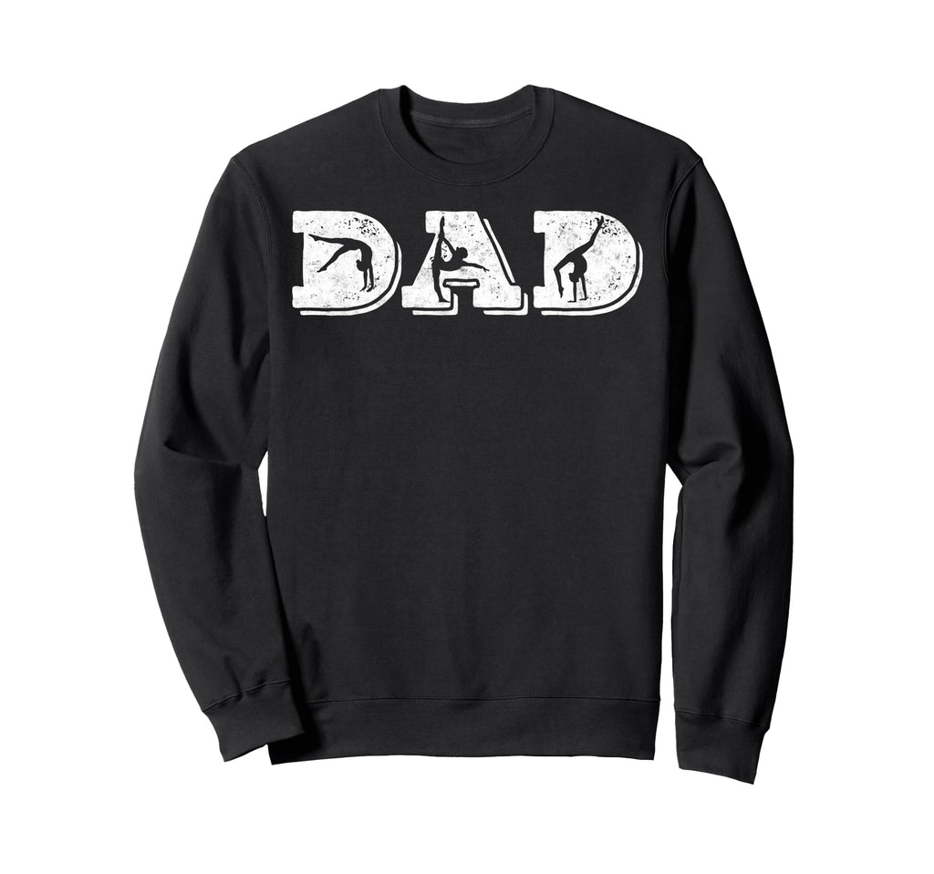 Gymnastics Dad Rhythmic Gymnast Father Sweatshirt - Unique Graphic Unisex - T-Shirt, Sweatshirt, Hoodie