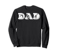 Gymnastics Dad Rhythmic Gymnast Father Sweatshirt - Unique Graphic Unisex - T-Shirt, Sweatshirt, Hoodie