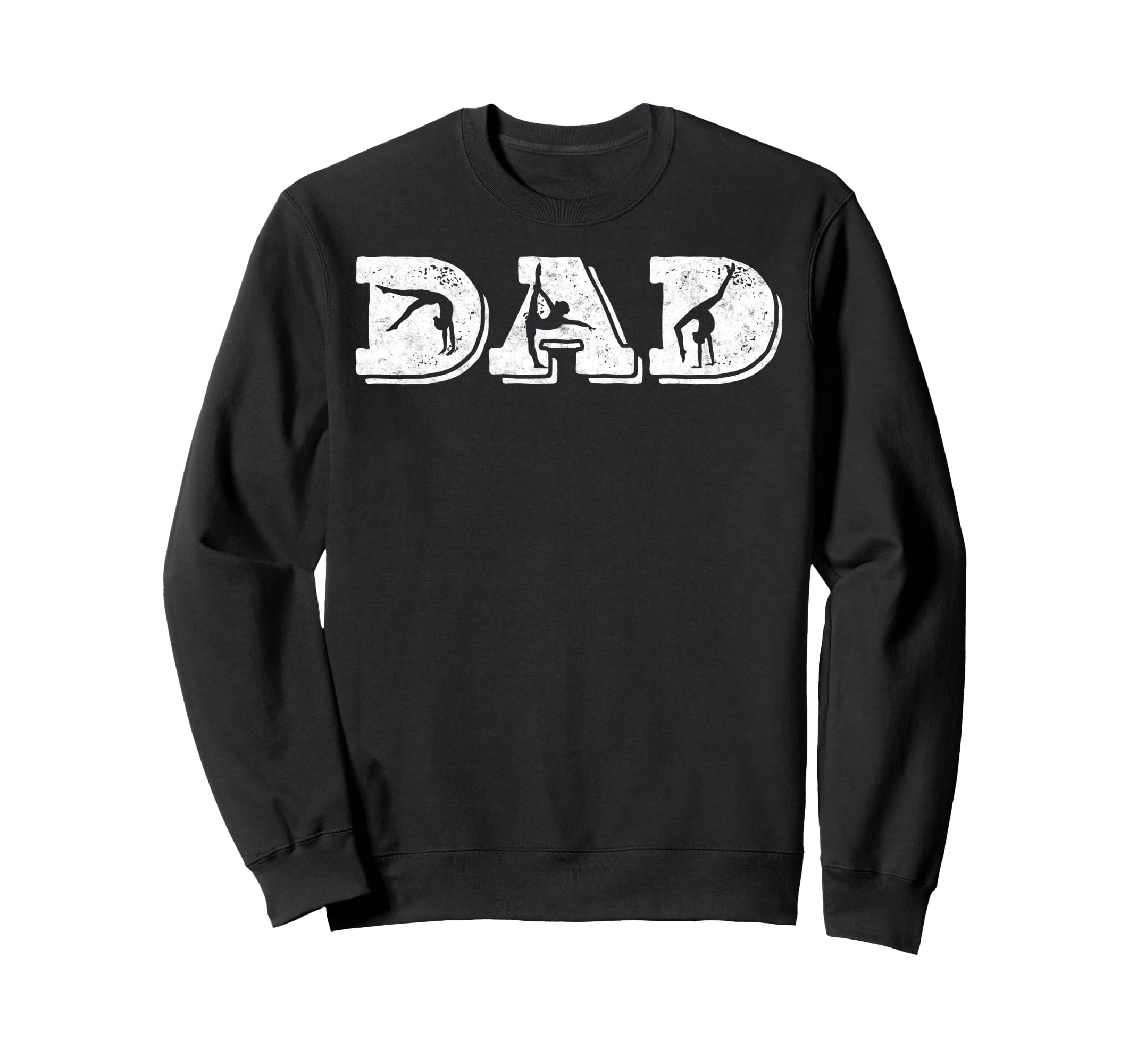Gymnastics Dad Rhythmic Gymnast Father Sweatshirt - Unique Graphic Unisex - T-Shirt, Sweatshirt, Hoodie