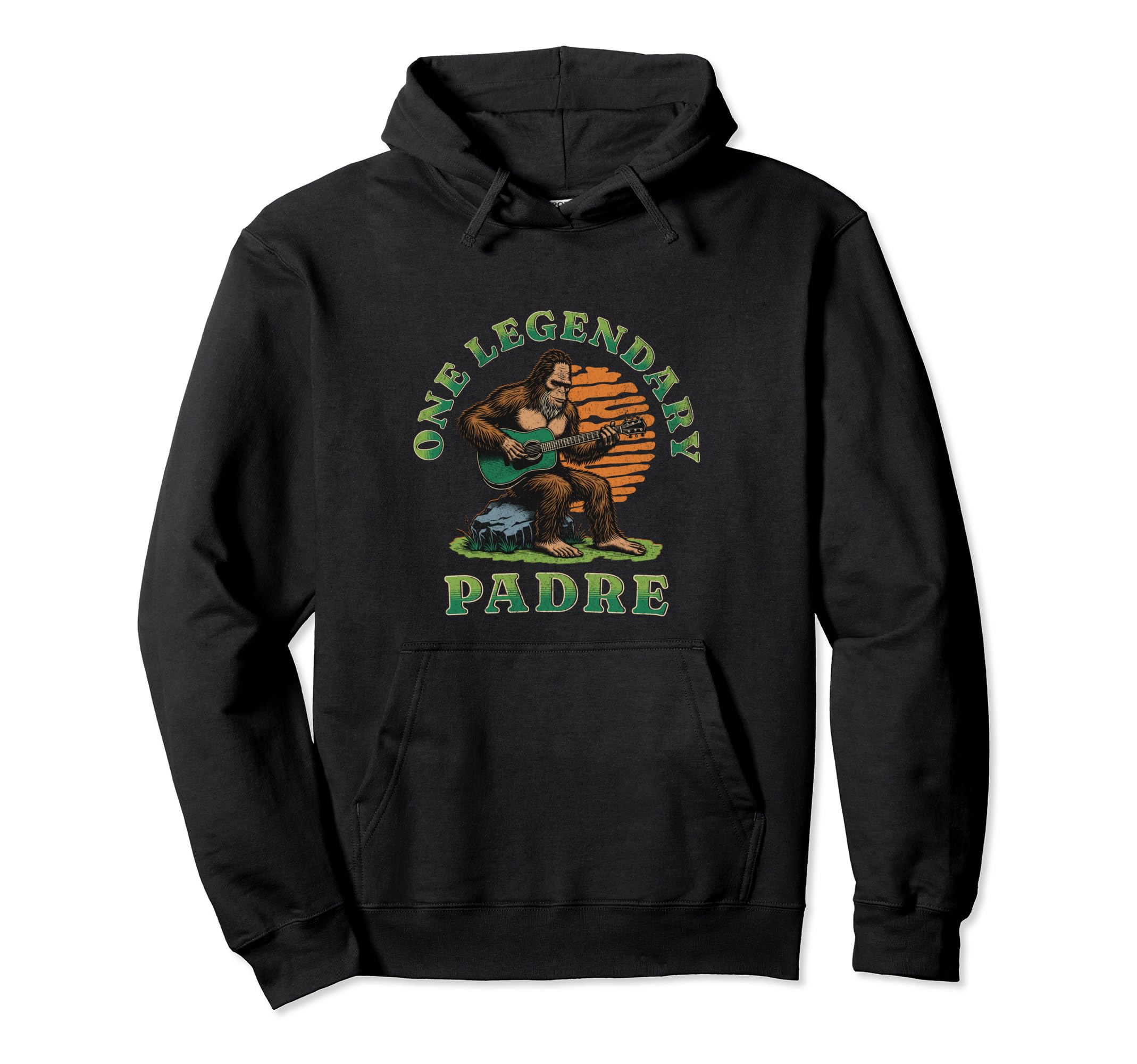 One Legendary Padre Funny Fathers Day Hoodie - Graphic Print Unisex - T-Shirt, Sweatshirt, Hoodie
