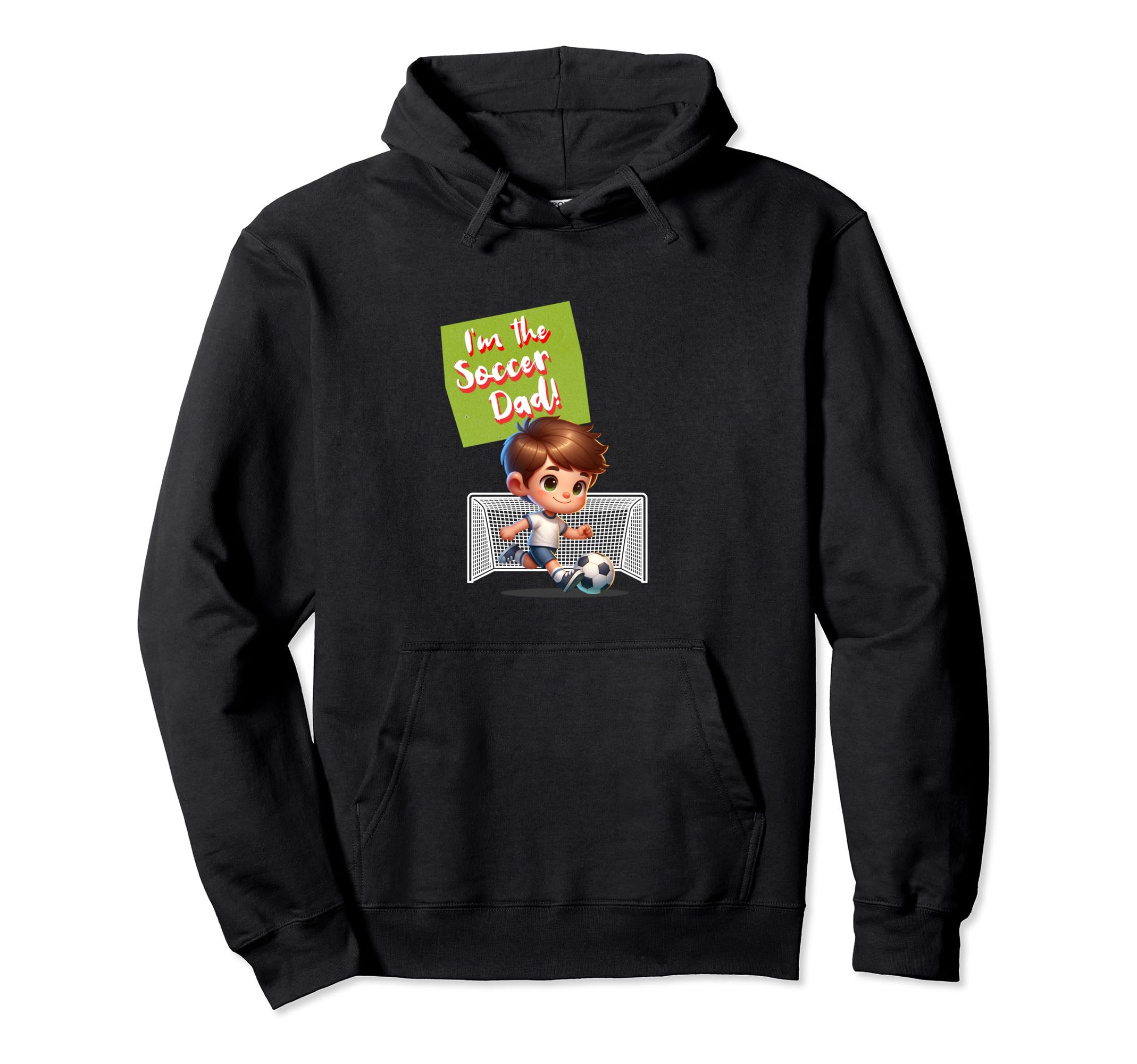 Soccer Birthday Party Dad Hoodie - Casual Everyday Wear Men Women - T-Shirt, Sweatshirt, Hoodie