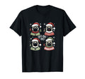 Pug Santa Hat Pug Mom Pug Dad Pug T-Shirt - Graphic Print Men Women - T-Shirt, Sweatshirt, Hoodie