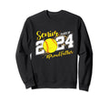 Proud Father 2024 Senior Softball Sweatshirt - Minimalist Print for Adults - T-Shirt, Sweatshirt, Hoodie