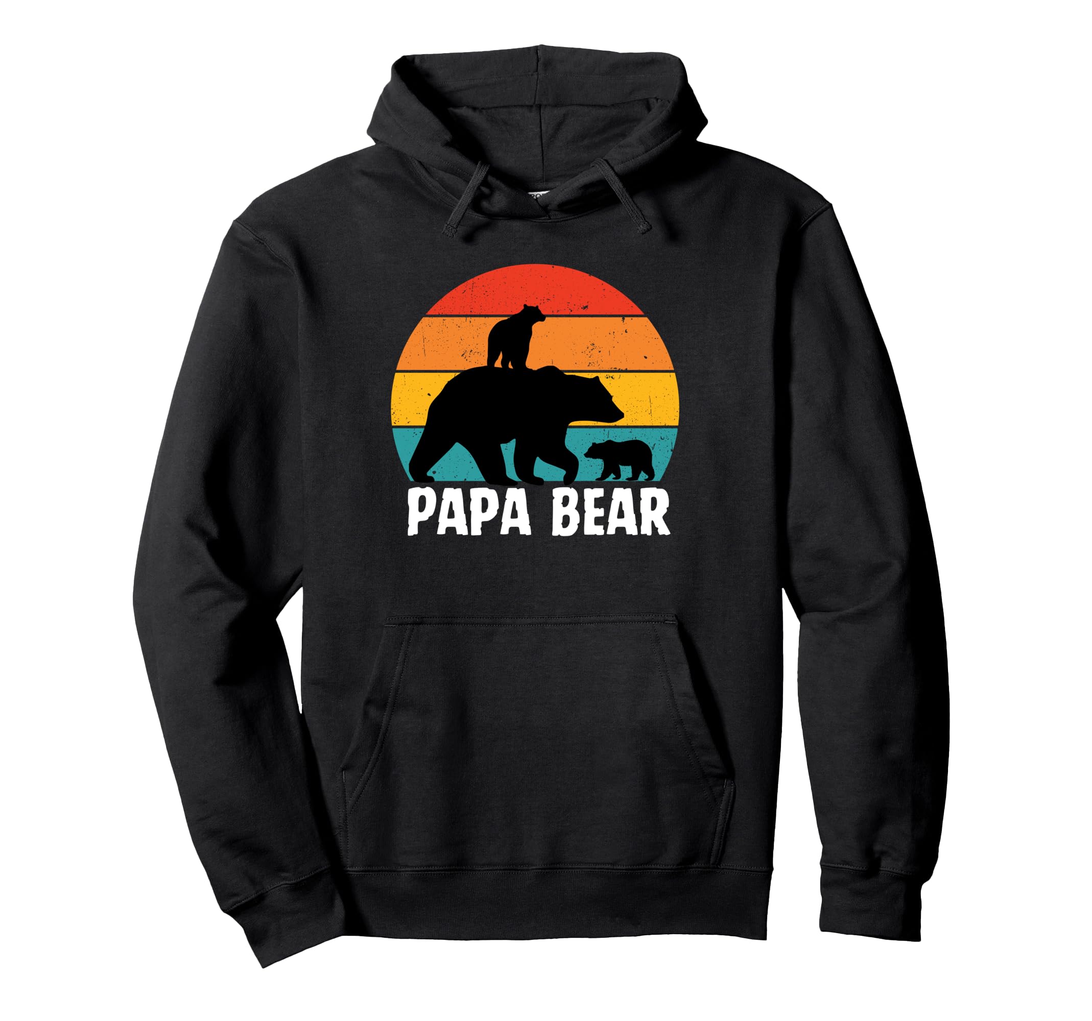 Papa Bear Face Sunglasses Papa Bear Hoodie - Aesthetic Graphic Men Women - T-Shirt, Sweatshirt, Hoodie