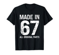 Made 67 All Original Parts Funny T-Shirt - Casual Everyday Wear for Adults - T-Shirt, Sweatshirt, Hoodie