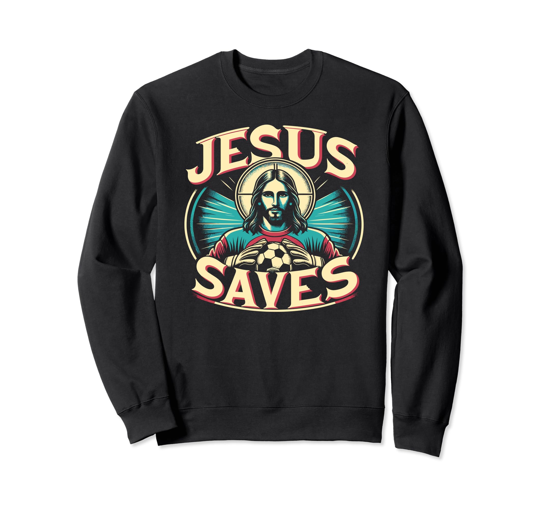 C J S Religious Christian Soccer Sweatshirt - Minimalist Print Unisex - T-Shirt, Sweatshirt, Hoodie